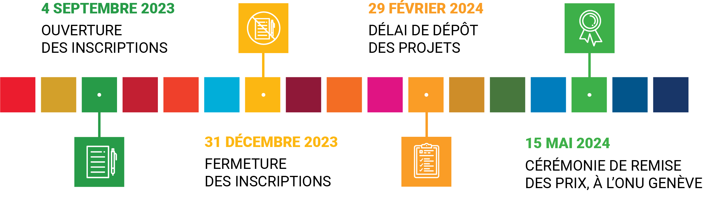 calendrier concours 2023/2024
